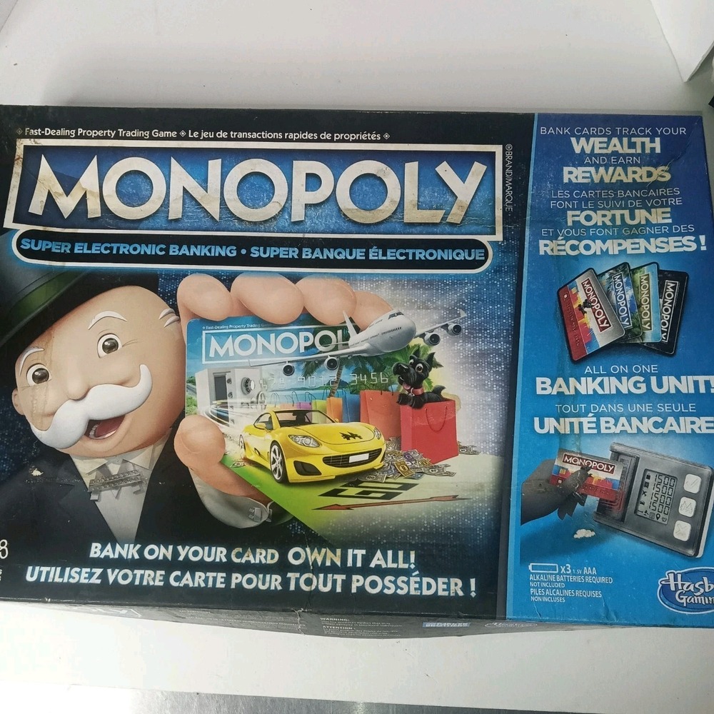Monopoly Super Electronic Banking COMPLETE Hasbro Gaming 2020 TESTED WORKS - Picture 1 of 8
